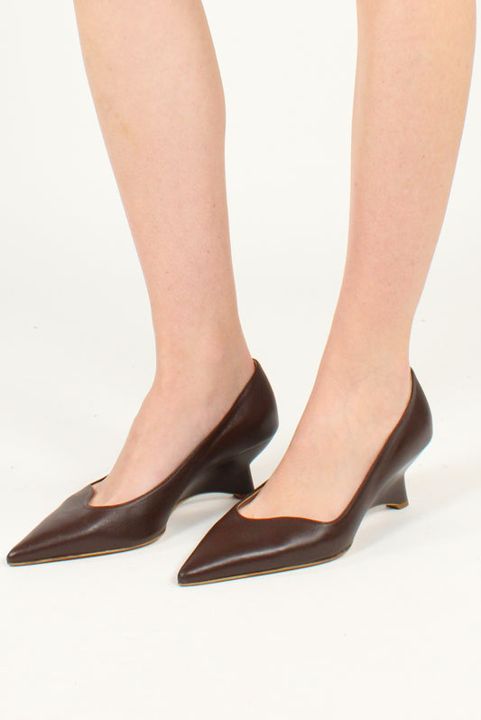 Décolleté in Nappa con Zeppa