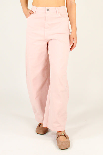 Pantaloni in Denim Semi Balloon
