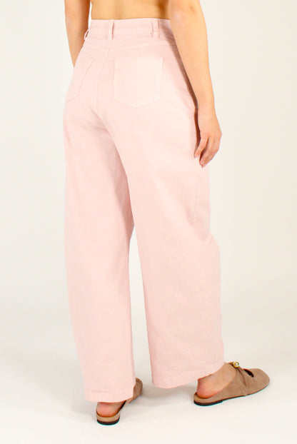 Pantaloni in Denim Semi Balloon