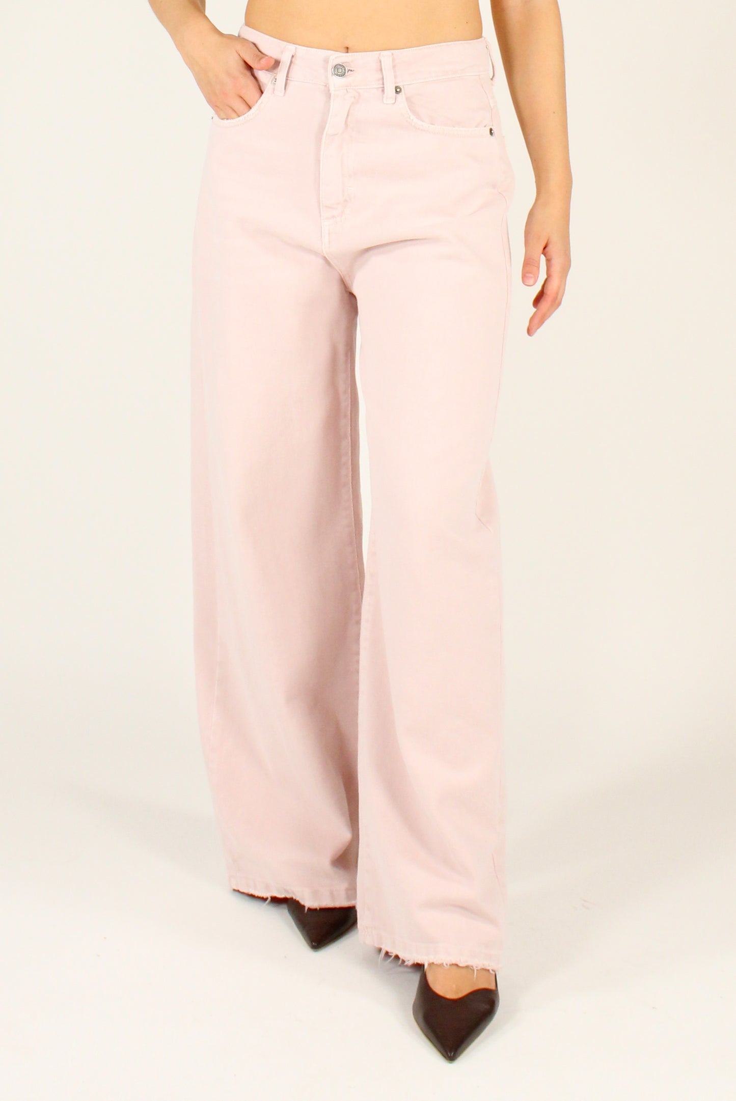 Denim trousers with pockets