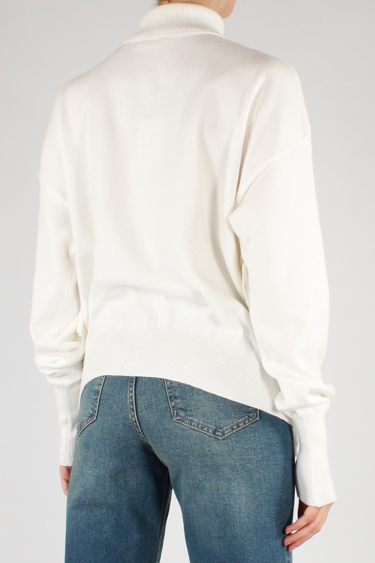 Maglione Dolcevita con Frange