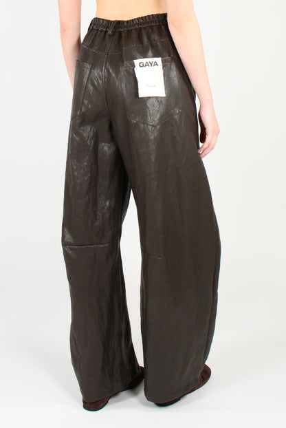 "Gaya" Faux Leather Trousers