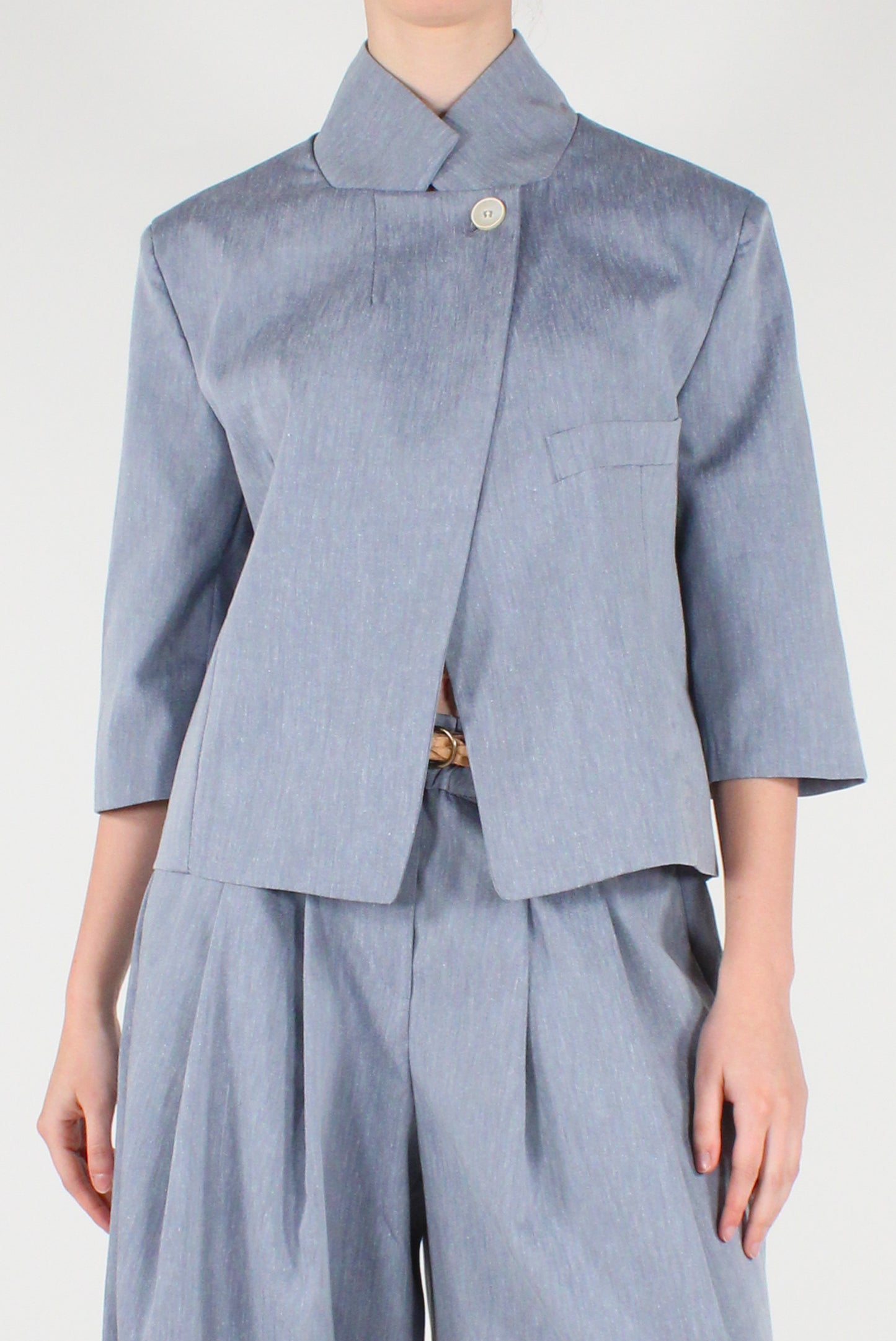 Giacca Misto Lino e Lyocell