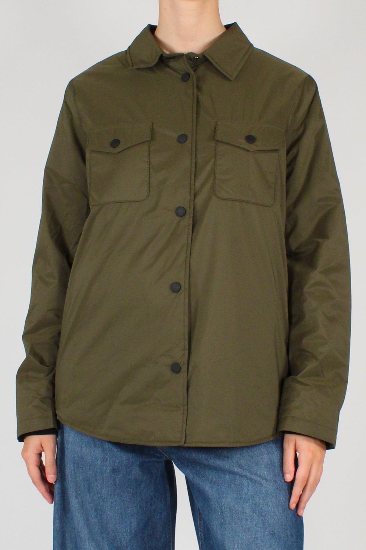 Giacca Camicia 100 Grammi Verde Militare