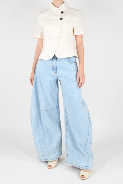 Giacca Maniche Corte a Righe