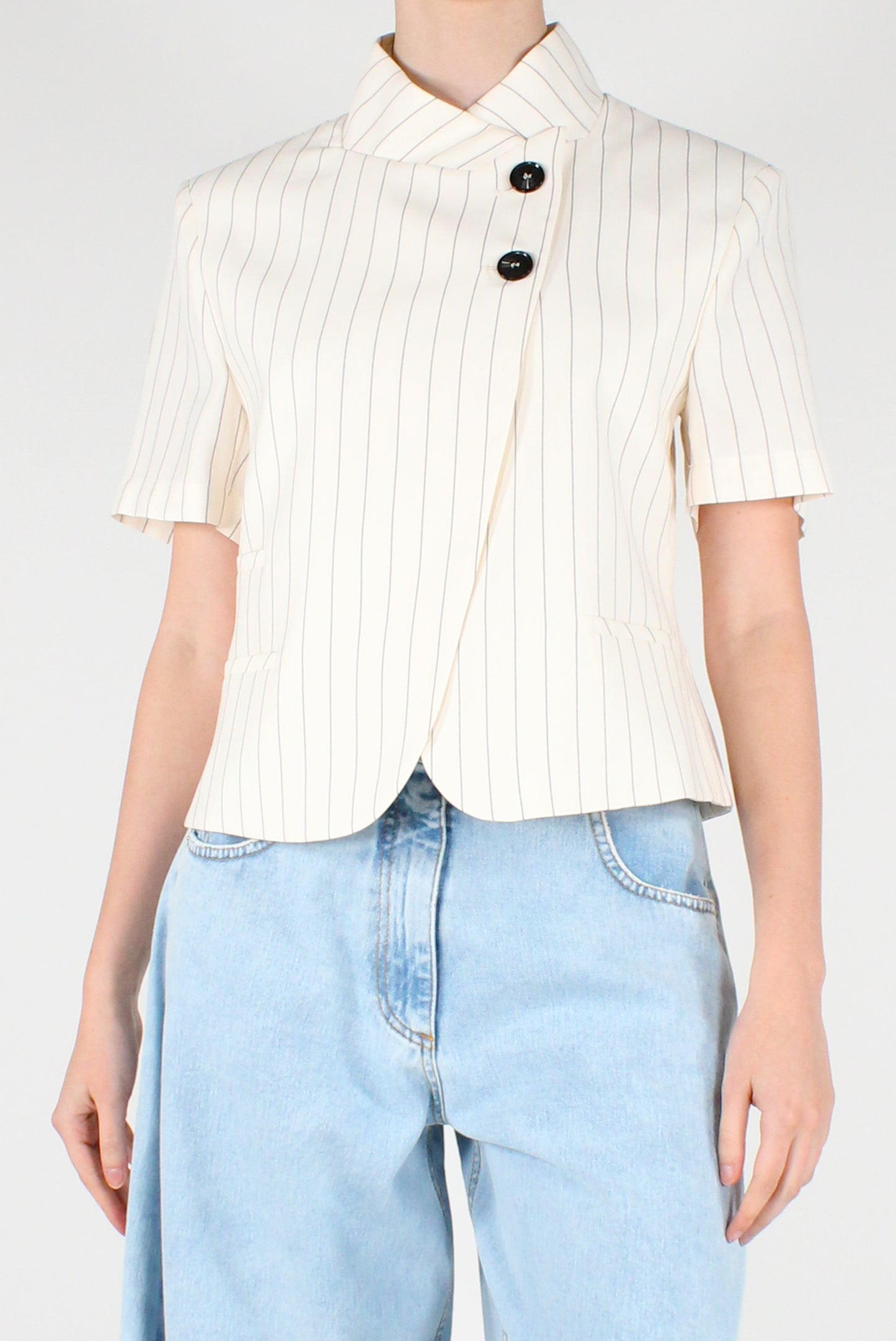 Giacca Maniche Corte a Righe