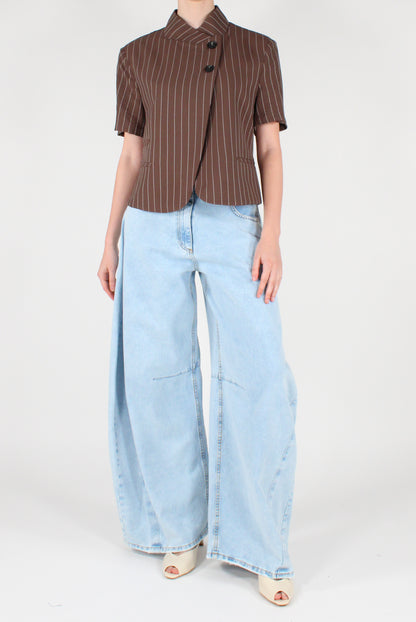 Giacca Maniche Corte a Righe