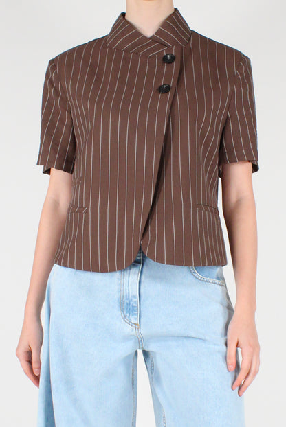 Giacca Maniche Corte a Righe