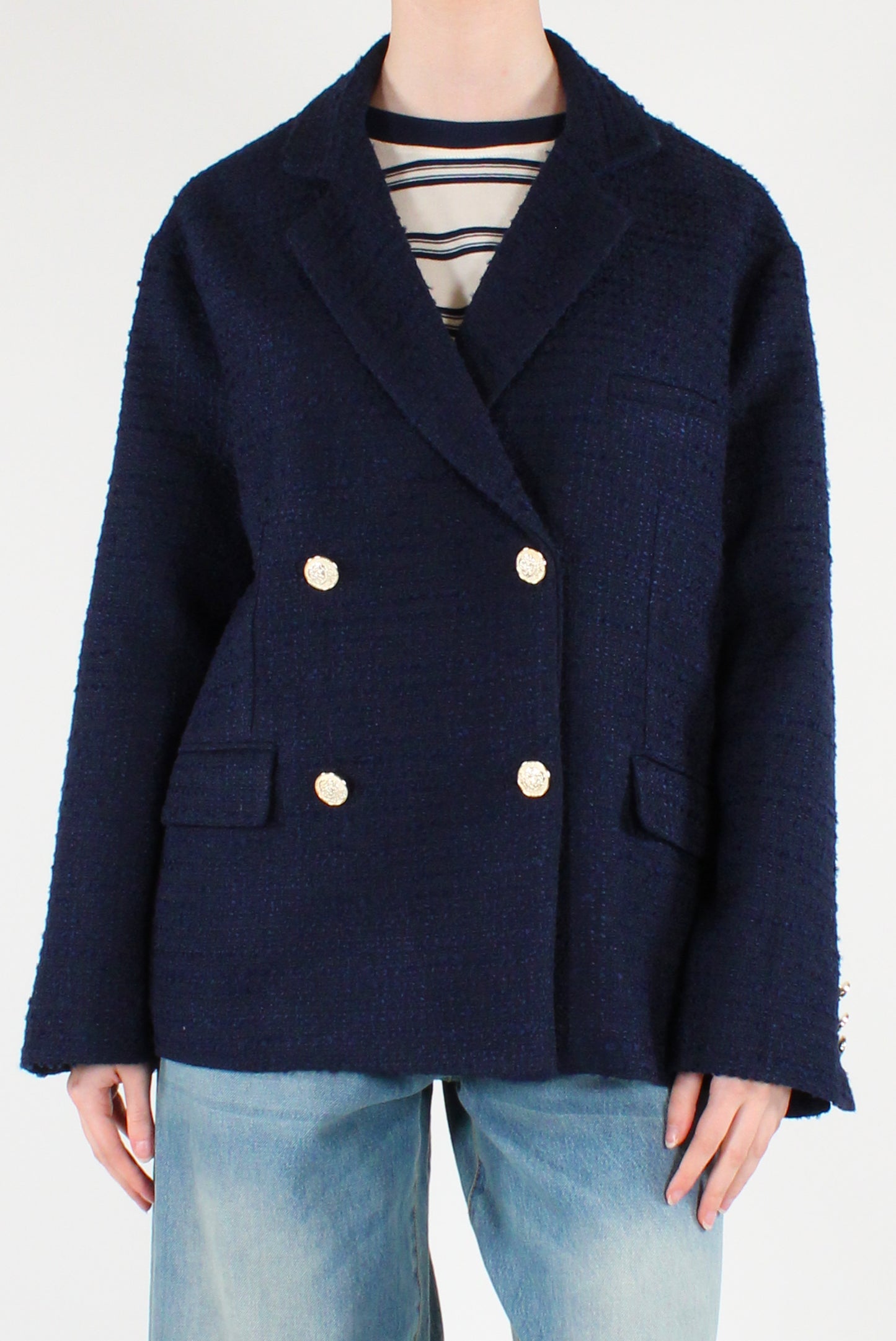 Blazer Doppiopetto in Tweed