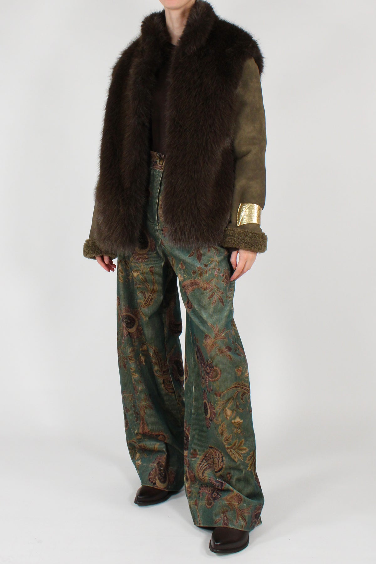 Giacca Eco Shearling con Eco Pelliccia