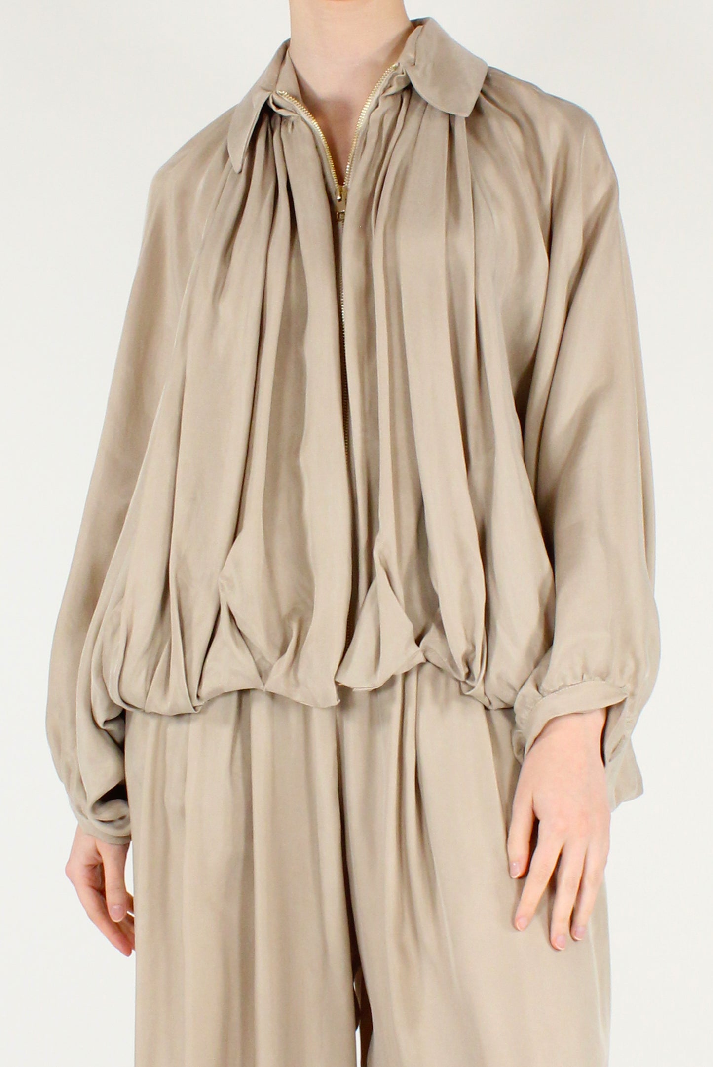 Giacca Bomber Misto Cupro