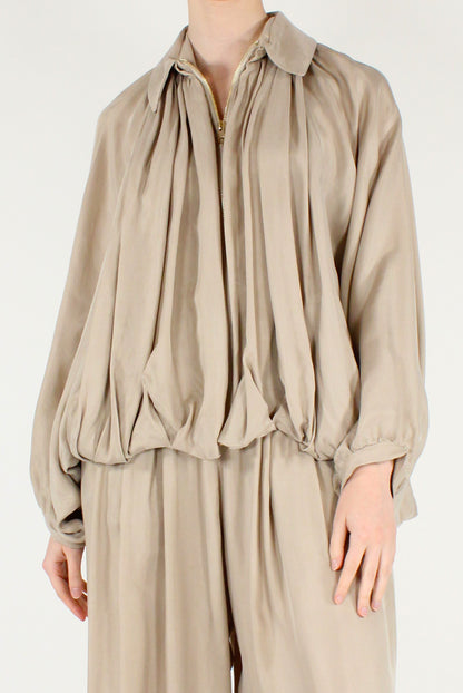 Giacca Bomber Misto Cupro