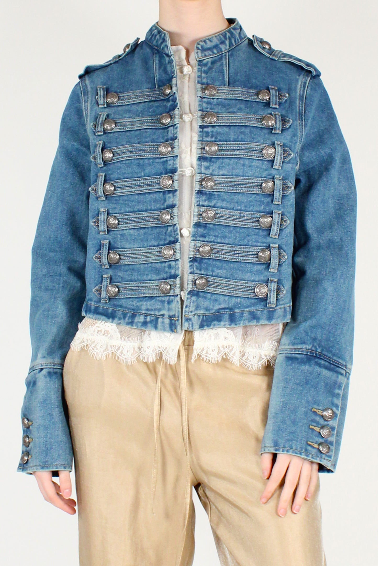 Giacca Napoleonica in Denim