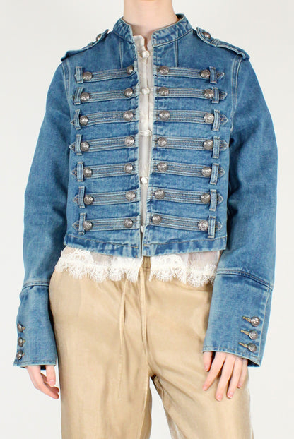 Giacca Napoleonica in Denim