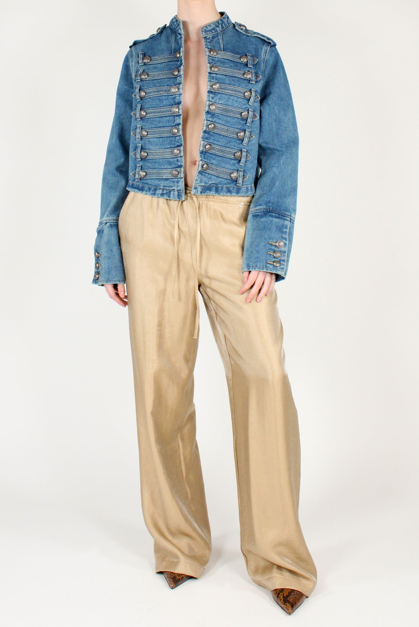 Giacca Napoleonica in Denim