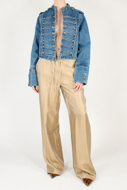 Giacca Napoleonica in Denim