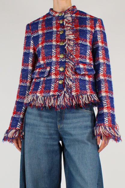 Giacca in Tweed Tre Colori