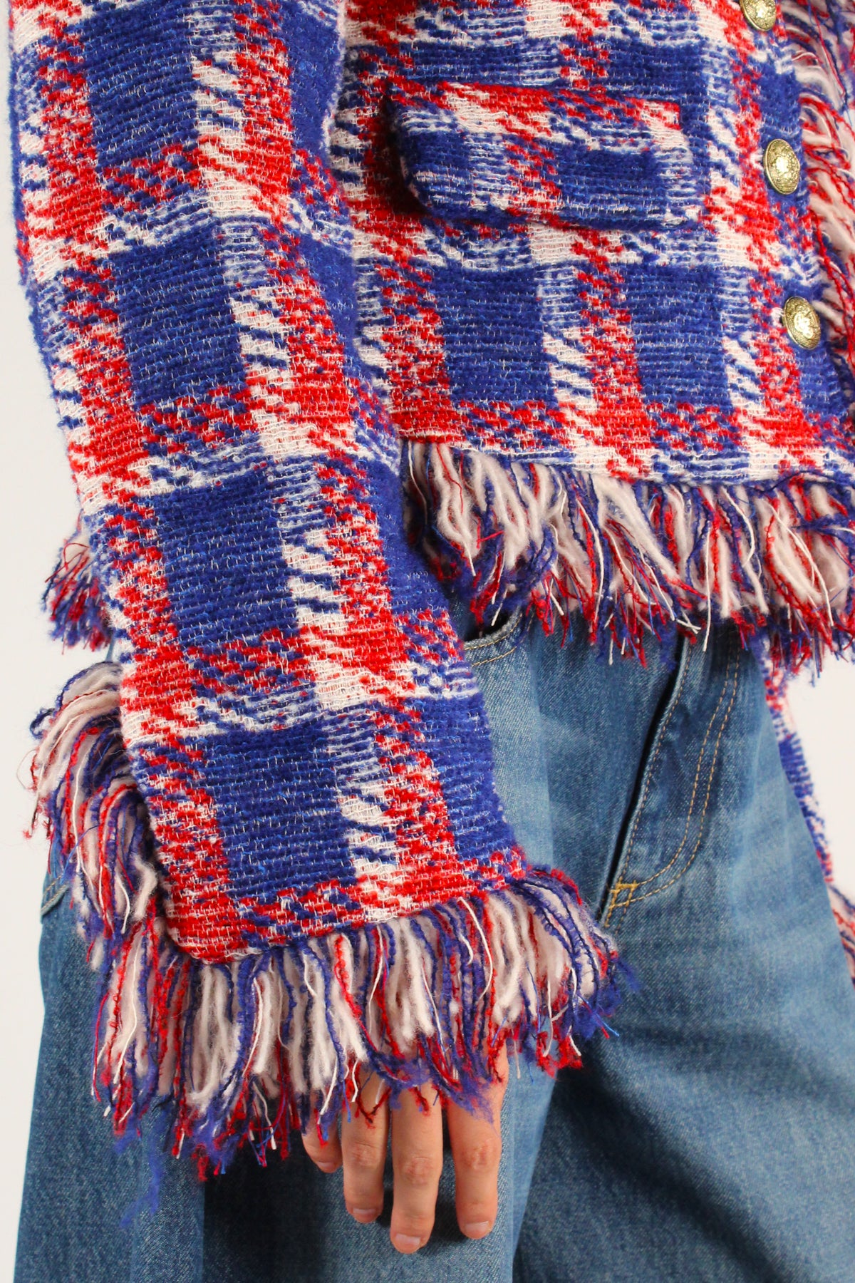Giacca in Tweed Tre Colori