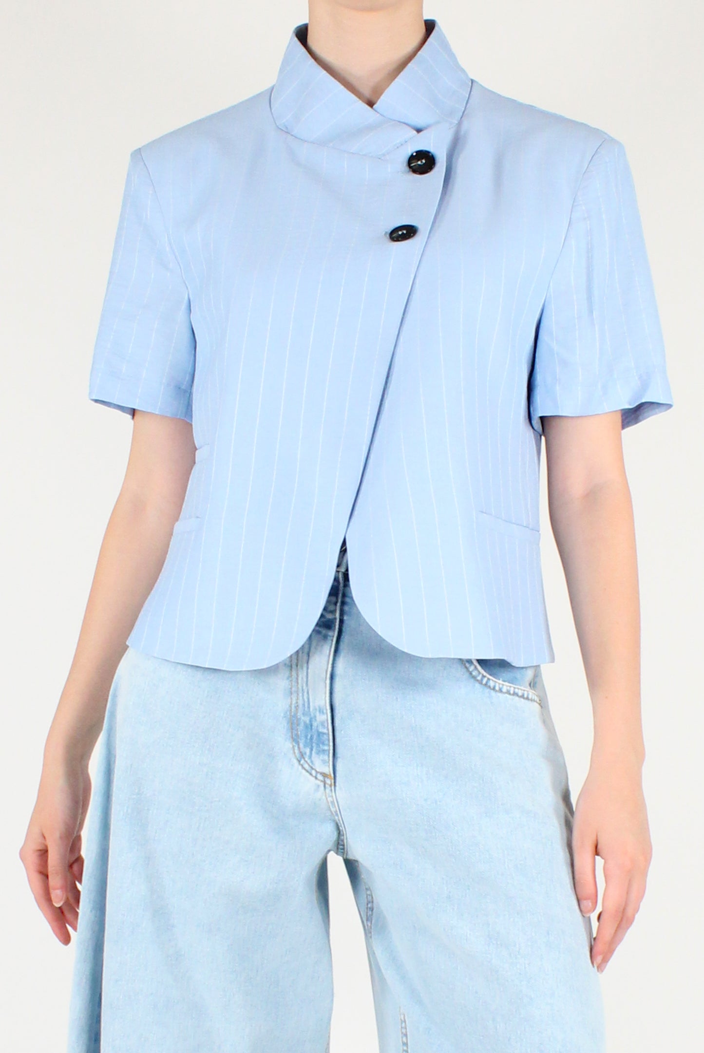 Giacca Maniche Corte a Righe