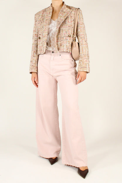 Denim trousers with pockets