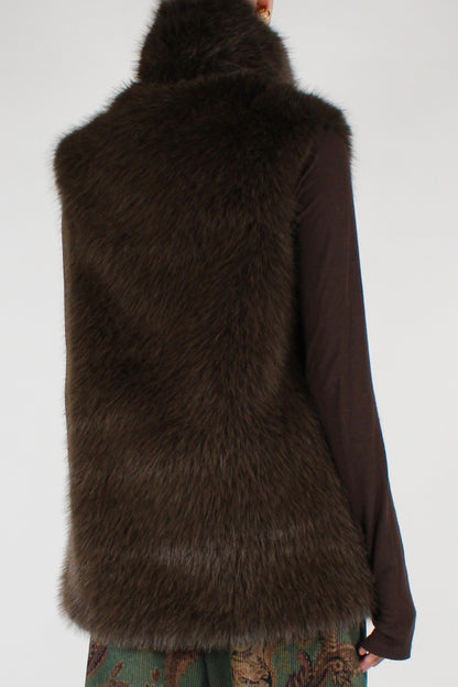 Gilet eco Shearling con Eco Pelliccia