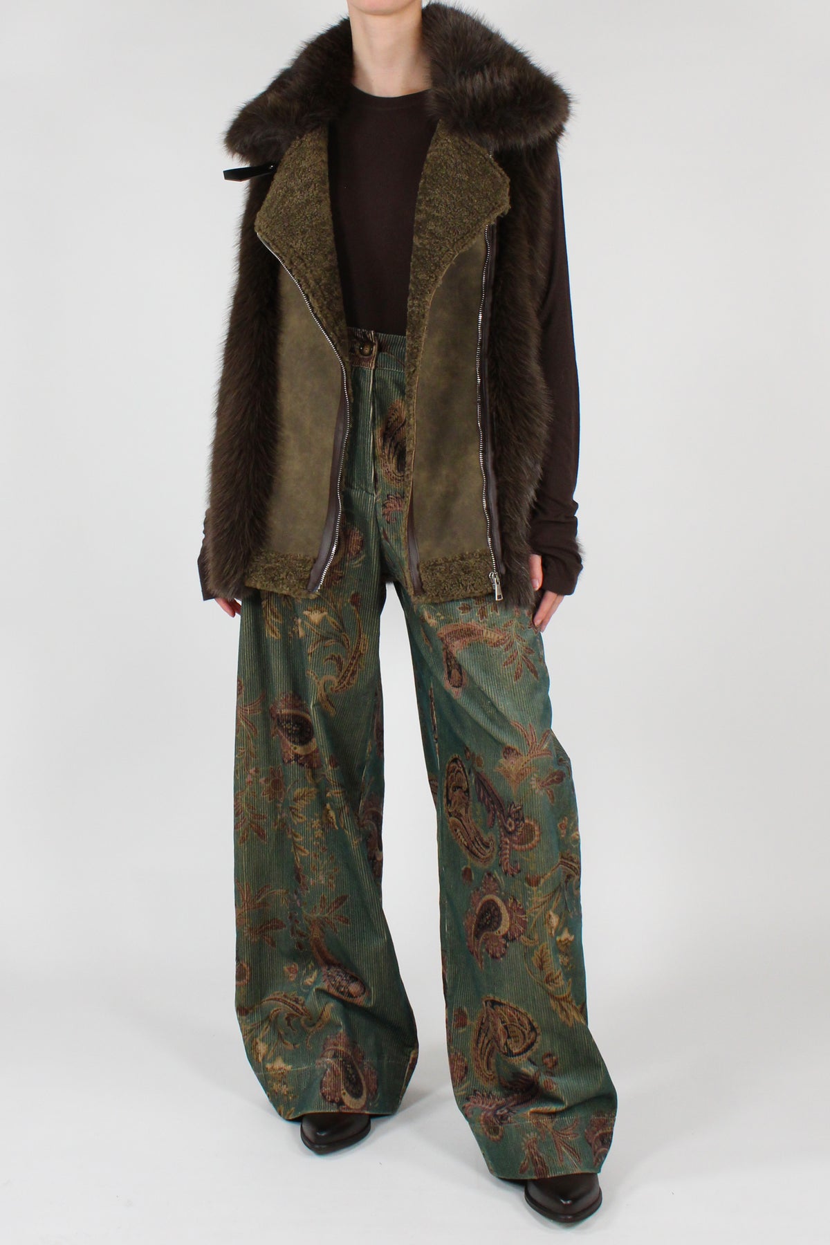 Gilet eco Shearling con Eco Pelliccia