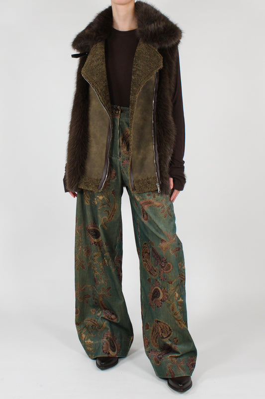 Gilet eco Shearling con Eco Pelliccia