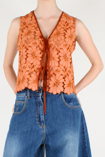 Gilet a Fiori