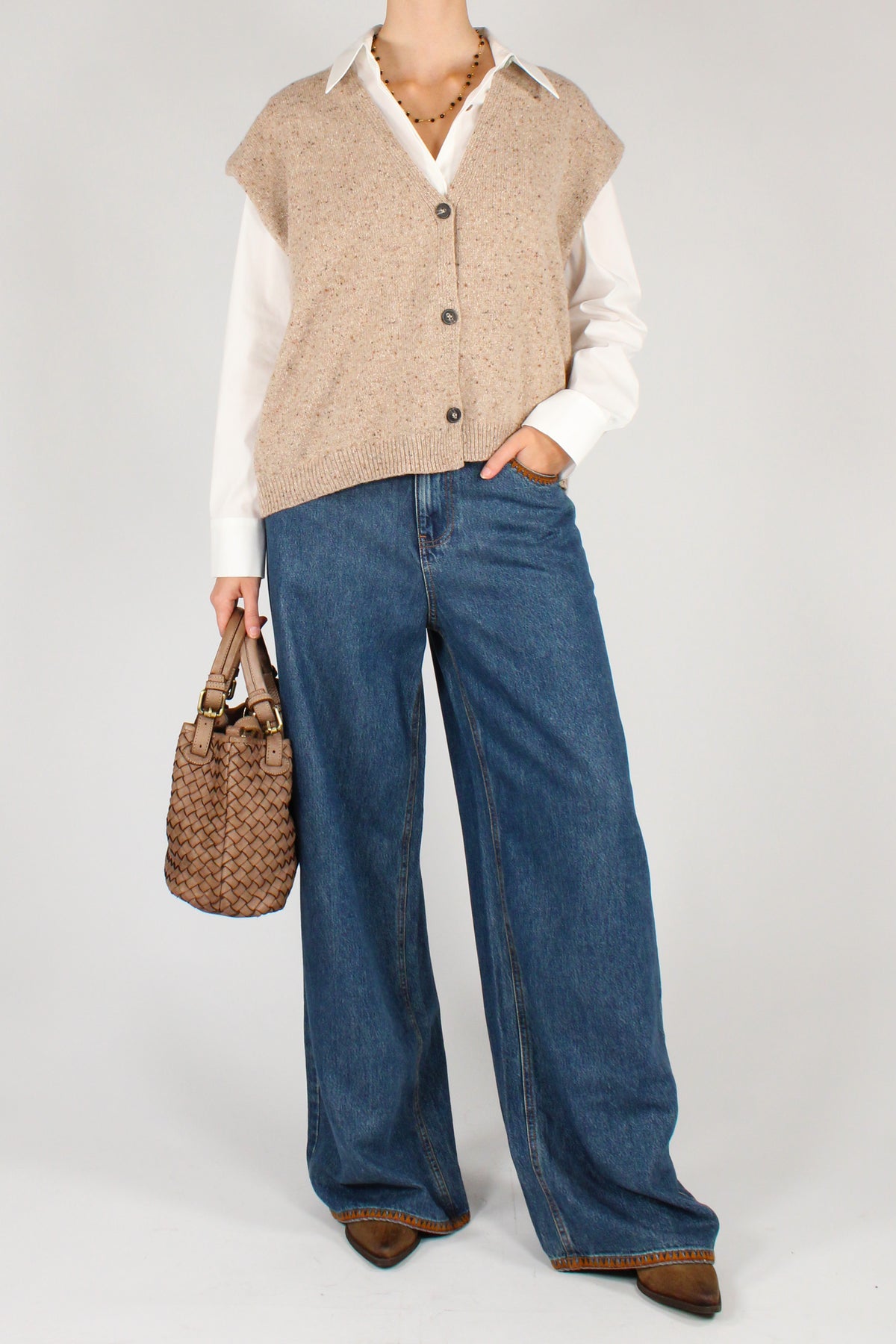 Gilet Mélange Misto Lana