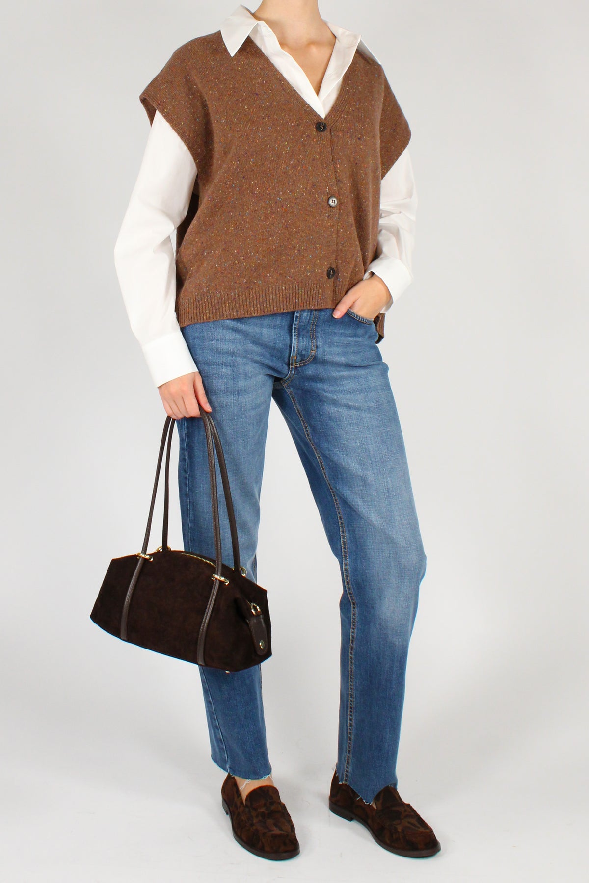 Gilet Mélange Misto Lana