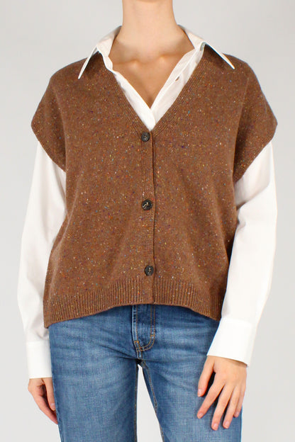 Gilet Mélange Misto Lana