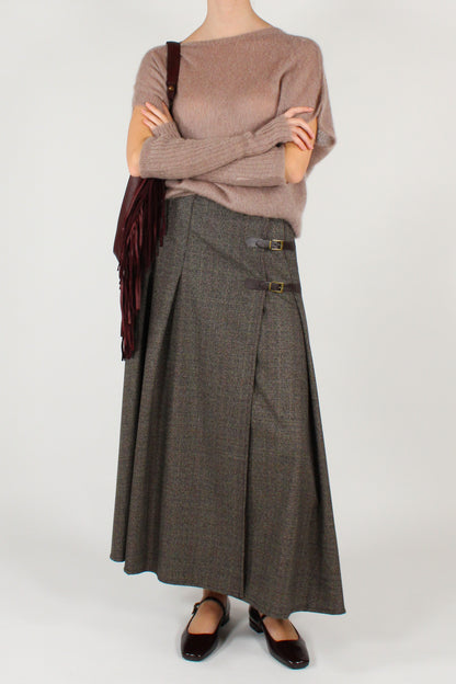 Gilet Misto Mohair con Manicotti