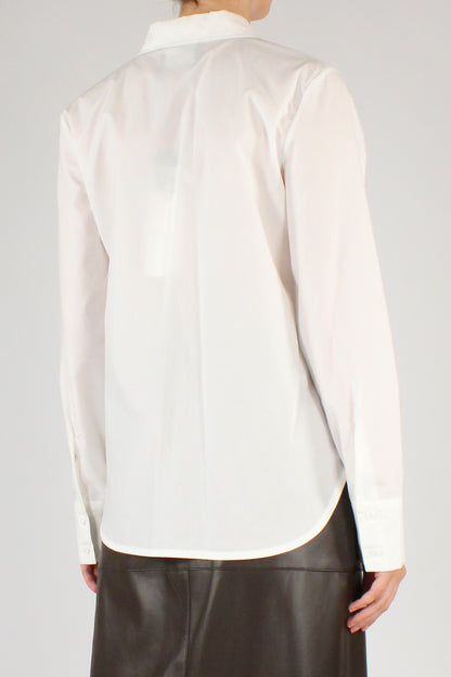 Camicia con Gilet in Velluto Ricamato e Paillettes