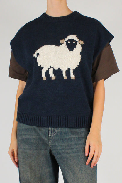 Gilet con Pecora
