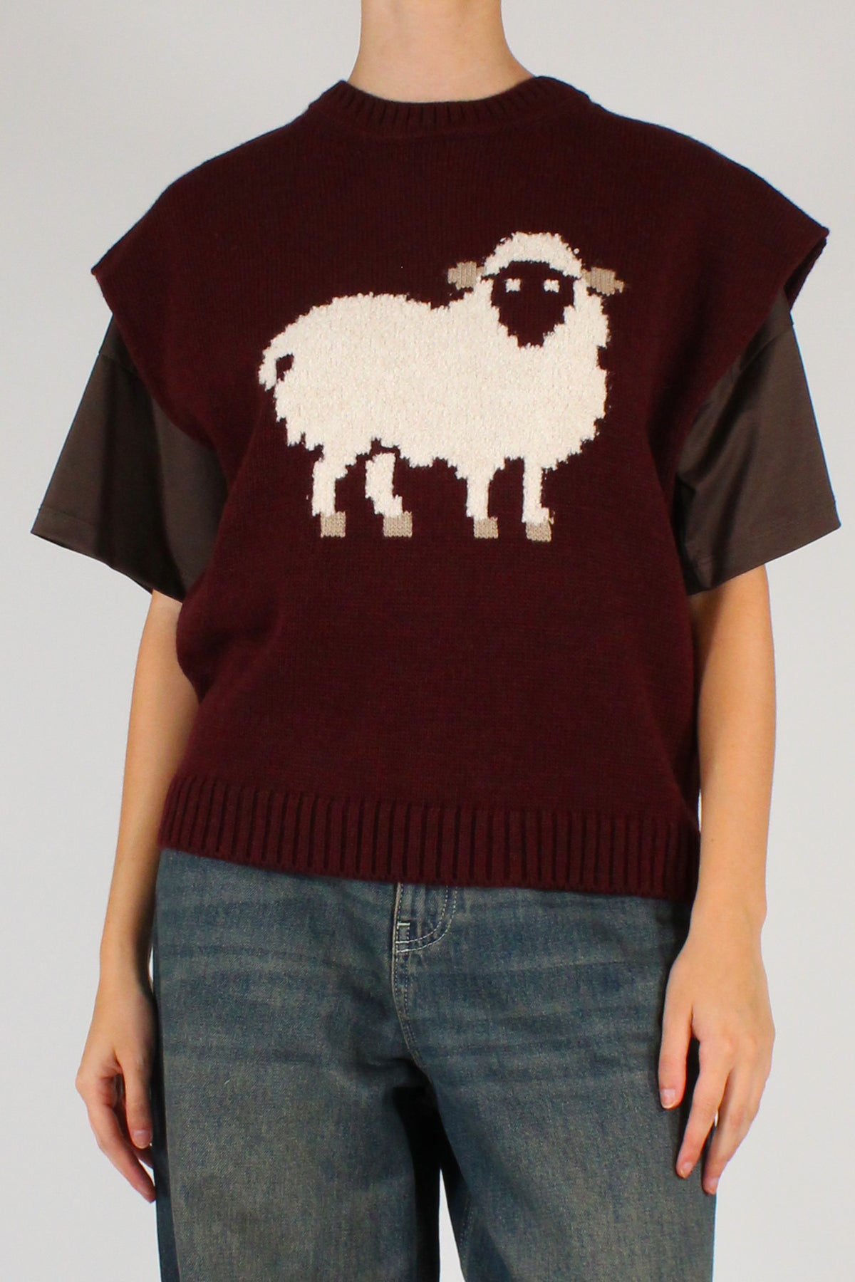 Gilet con Pecora