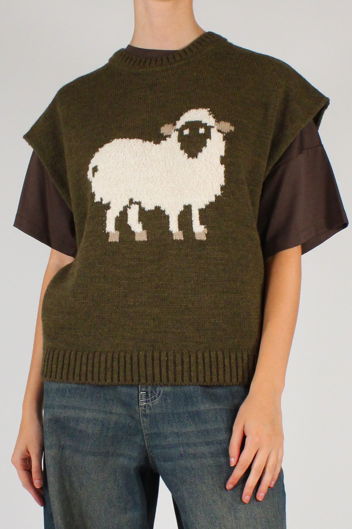 Gilet con Pecora