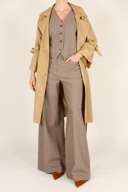 Gilet Gessato in Viscosa