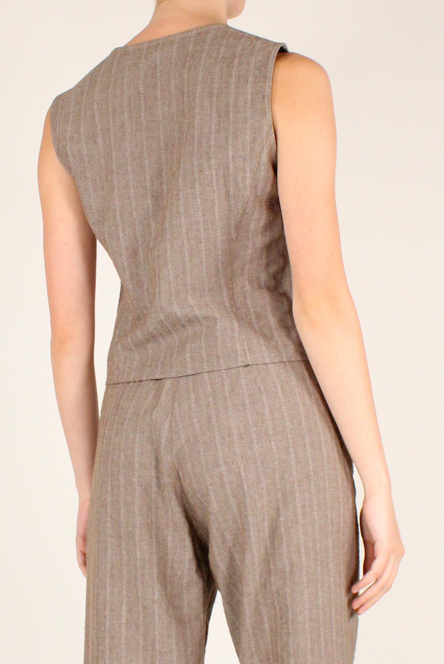 Gilet Gessato in Viscosa