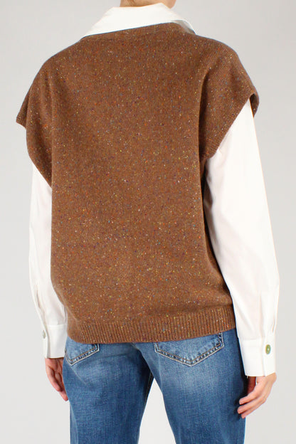 Gilet Mélange Misto Lana
