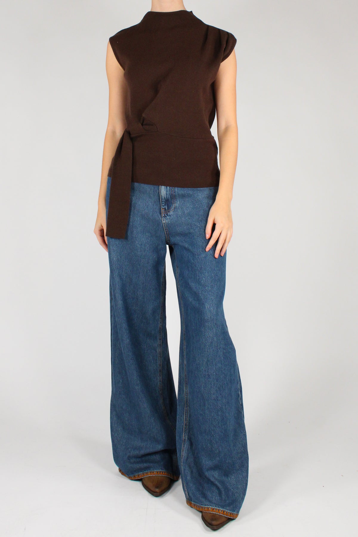 Gilet Drappeggiato