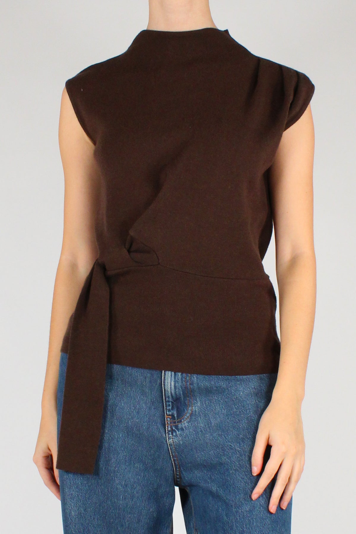 Gilet Drappeggiato