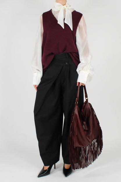 Gilet Misto Viscosa Scollo a V