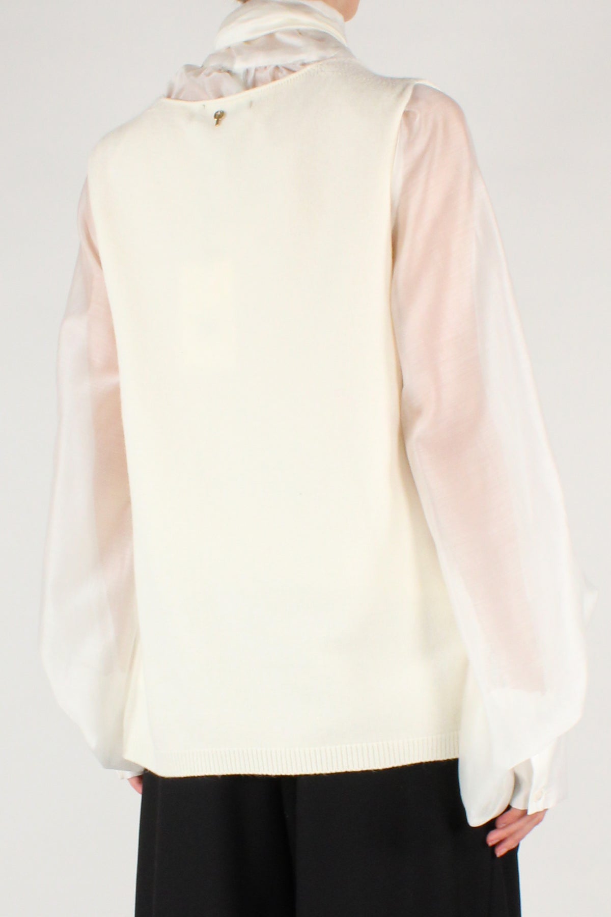 Gilet Misto Viscosa Scollo a V
