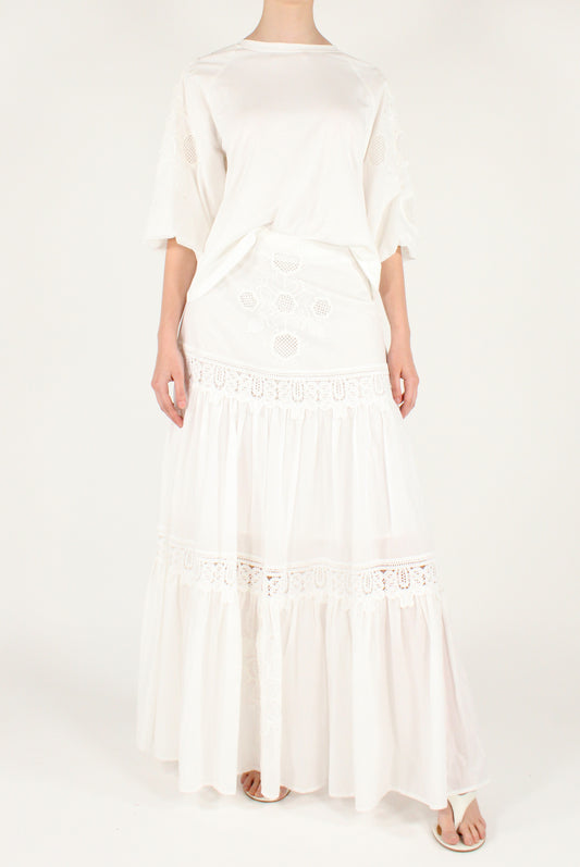 Puff-Sleeve Cotton T-Shirt