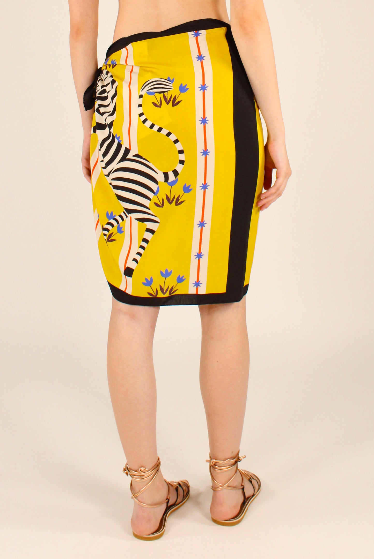 Gonna Pareo Stampa Zebra