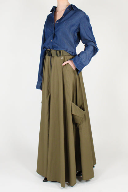 Long Cargo Skirt