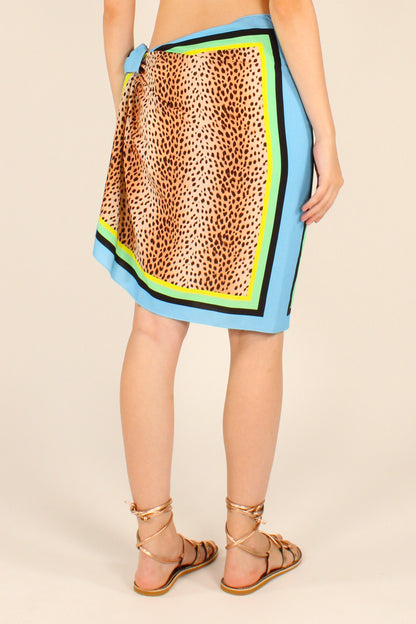 Gonna Pareo Stampa Animalier
