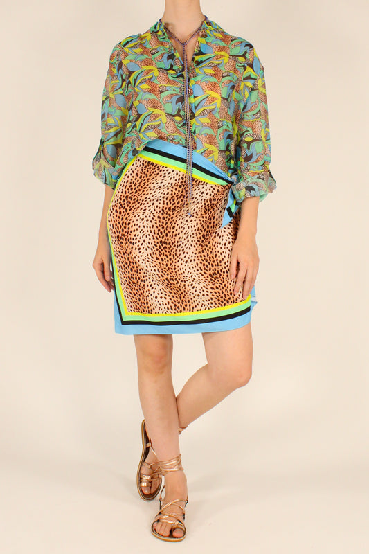 Gonna Pareo Stampa Animalier