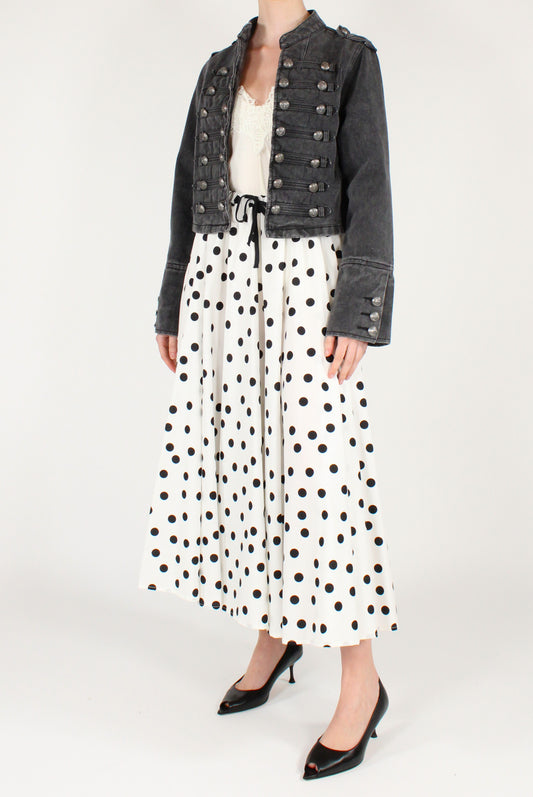 Gonna a Ruota Stampa a Pois