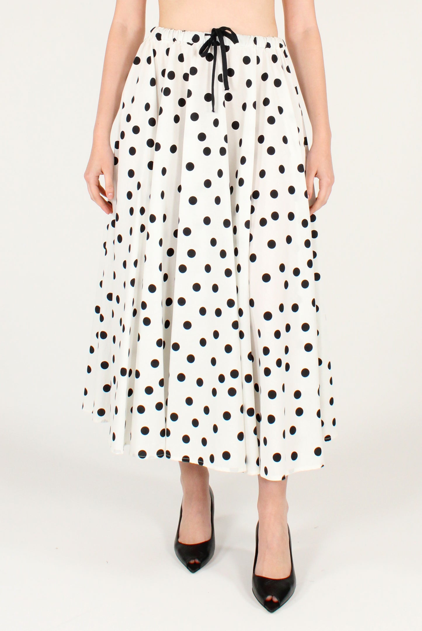 Gonna a Ruota Stampa a Pois